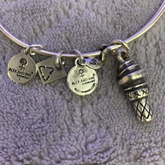 Alex and Ani Ice Cream Cone Bracelet - Picture 2 of 3